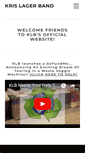 Mobile Screenshot of krislagerband.com
